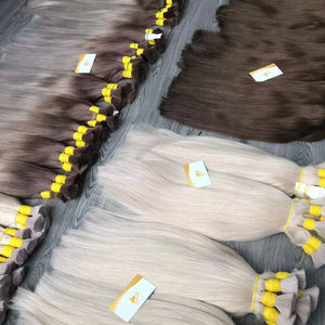 Meilleur prix de gros en vrac Extensions de cheveux vierges Remy du Vietnam Extensions de cheveux humains de couleur - Product Image 1