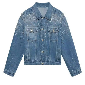 Hot Selling Premium Quality <b>Rhinestone</b> <b>Jacket</b> Warm Winter Comfortable <b>Rhinestone</b> <b>Jacket</b> For Online Sale - Product Image 5
