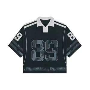 Camiseta de fútbol americano, sublimación personalizada, manga corta, malla de secado rápido, tela transpirable, camiseta de fútbol americano - Product Image 5