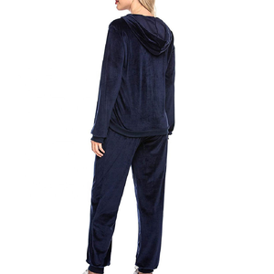 Stylish Ladies Plus Size Velour Tracksuit Breathable <b>Hoodie</b> <b>Short</b> <b>Sleeves</b> Matching Pants Suitable For Summer Casual Lifestyle - Product Image 3