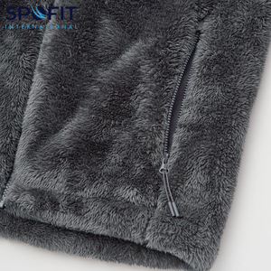 Thời Trang Mới Phong Cách Thiết Kế <span class=keywords><strong>Zig</strong></span> <span class=keywords><strong>Zag</strong></span> Zip Tùy Chỉnh Ninja Áo Sherpa Áo Người Đàn Ông Balaclava Hoodies Siêu Mềm Mại Ấm Áp Mùa Đông Quá Khổ - Product Image 3