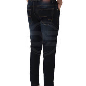 Custom Made <b>Men's</b> <b>High</b>-<b>Waist</b> Straight Casual Sport <b>Jeans</b> Pants Lightweight Canvas Fabric Unique Style Button Fly Custom Logo - Product Image 4