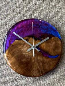 Reloj de pared de madera de resina personalizado directo de fábrica indio hecho con movimiento de cuarzo para interiores modernos y rústicos - Product Image 6