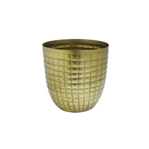 Jarrón de trompeta de Metal dorado, jarrón de suelo de aluminio decorativo para boda, jarrón de exhibición de flores chapado en oro moderno de gran tamaño - Product Image 1