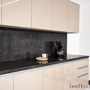 แผ่นควอตซ์ขัดเงา Aizano Carrara ขนาด 2 ซม. 3 ซม. สำหรับเคาน์เตอร์ครัว ใช้สำหรับงานก่อสร้างเชิงพาณิชย์จำนวนมาก - Product Image 1