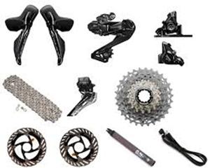 VENTES FLASH Groupe Shimano Dura-Ace R9200 Di2 (Noir) (2 x 12 vitesses) (11-30T) (Frein à disque) - Product Image 1