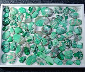 AAA + Cabochons de pierres précieuses en vrac Variscite naturelle de qualité supérieure Mélange de pierres précieuses en vrac de forme et de taille pour la fabrication de bijoux - Product Image 2