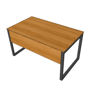 โต๊ะคอมพิวเตอร์ RecBamboo 140x80 ซม. รุ่น BFRB006 พร้อมขาเหล็กประกอบสำเร็จ - Product Image 5