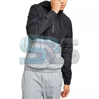 Ensemble imperméable et respirant unisexe de qualité supérieure, léger, 100% nylon, veste coupe-vent et pantalon deux pièces pour l'extérieur