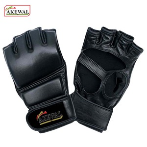 Mma ถุงมือมวยหนังวัวสำหรับผู้ใหญ่กันน้ำการฝึกอบรมศิลปะการต่อสู้ที่มีโลโก้ตามสั่งและสีแบบไทย - Product Image 2