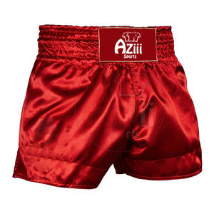 OEM Diseña tus propios pantalones cortos de Muay Thai para hombre 2024 recién llegados cómodos pantalones cortos de boxeo Muay Thai - Product Image 3