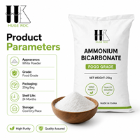 Bicarbonate d'ammonium de qualité alimentaire en gros à 99 % pour les usines de biscuits et les distributeurs d'additifs alimentaires