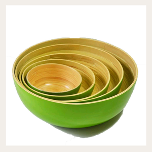 Bol en bambou fait main avec motifs de grains naturels, bol en bambou durable pour les repas quotidiens, les repas écologiques ou les cadeaux réfléchis - Product Image 4