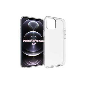 Funda de Silicona Netzy SAFA para iPhone 13 Pro Max, Transparente, Protectora, Antigolpes, Nueva - Product Image 1