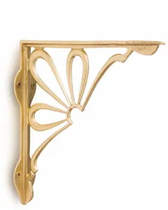 Soportes de pared de latón macizo superventas, estantes de soporte, soportes de Metal de alta calidad, elegantes para decoración de hogar y Hotel - Product Image 6