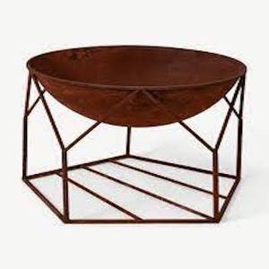 Brasero d'extérieur en fil de fer noir, accessoires de jardin, équipement de randonnée et de camping, pour Noël, l'hiver et Pâques QAMAR - Product Image 2