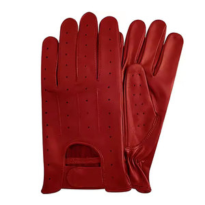 Comfortable Leather <b>Gloves</b> Soft <b>Warm</b> Winter Outdoor Driving Casual Fashion Stylish Durable Touchscreen Protective Gear - Product Image 1