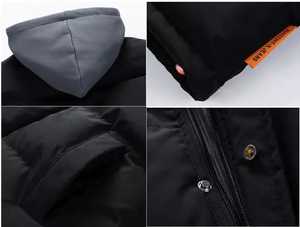 Doudoune blanche à fermeture éclair pour femme, vêtement d'hiver de haute qualité, matelassé avec capuche, Design uni, offre spéciale - Product Image 6