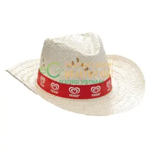 Eco Friendly With Environment Straw <b>Hat</b>/ Straw Beach <b>Hat</b>/ Straw <b>Hat</b> <b>Summer</b> <b>Women</b> Straw <b>Hat</b> with Ribbon Made in Vietnam - Product Image 1