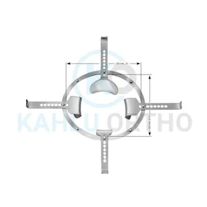 KAHLU ORTHOPEDIC의 중형 ~ 대형 복부 기기에 적합한 자체 유지 확장 가능한 고정 프레임 복부 견인기