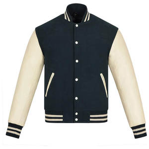 Chaqueta Universitaria Personalizable de Algodón, Estilo Letterman, Doble Botonadura, Resistente al Viento, Uniformes de Equipo Unisex, Entrega Mundial, MOQ Bajo, Fábrica - Product Image 1
