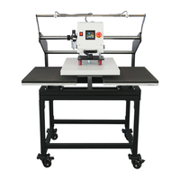 Presse à chaud pneumatique professionnelle double station 20x24 et 24x28 pouces, équipement d'impression par transfert thermique DTF automatique