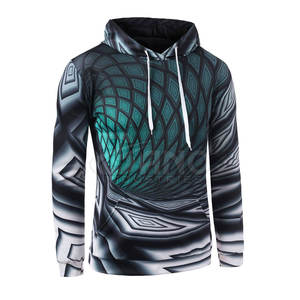2024 Men's Fleece Pullover <b>Polyester</b> <b>Hoodie</b> Solid Pattern Sublimation Printing Plain Dyed for Winter Use - Product Image 1