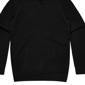 Sweat-shirt à capuche unisexe en molleton de coton lourd, noir, uni, décontracté, streetwear, fournisseur en gros - Product Image 5
