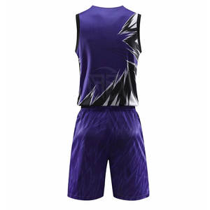 Basket-ball professionnel, nouveau style, respirant, grande taille, évacuation de l'humidité, séchage rapide, léger, écologique, 100% polyester - Product Image 2