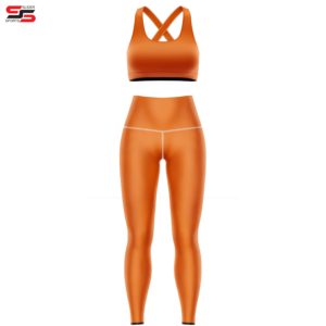 High Quality Private Label Women Yoga Set Solid Plus Size <b>Rhinestone</b> Customized Logo 2-Piece Breathable Sweat-Wicking Low Price - Product Image 5