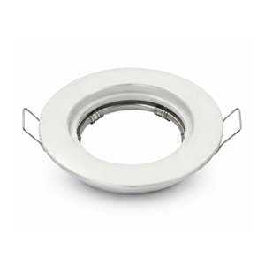 Anillo Dicroico Fijo de Acero Blanco 50 - Accesorios de Cableado Premium - Product Image 1