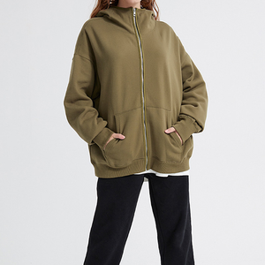 High Quality Wholesale Heavy Basic <b>Plain</b> Pullover Sweatshirts Knitted Digital Printing Men's Blank Zip up Essentials <b>Hoodie</b> - Product Image 4