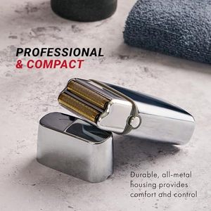 Afeitadora Eléctrica Profesional con Doble Lámina, Uso en Seco/Húmedo, Lavable, Repuesto para Afeitar Cara y Cuerpo - Product Image 5
