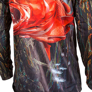 Camisa de pesca para hombre Camisas al por mayor Pesca de secado rápido Ropa deportiva transpirable Ropa de pesca de alta calidad - Product Image 3