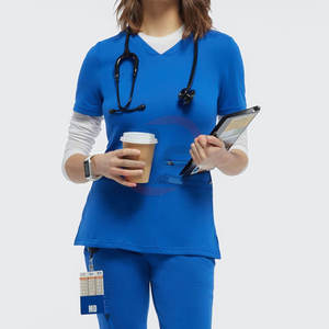 Uniformes de hospital personalizados para mujer de gran oferta en estilos populares, ropa de hospital personalizada para mujer al por mayor - Product Image 3