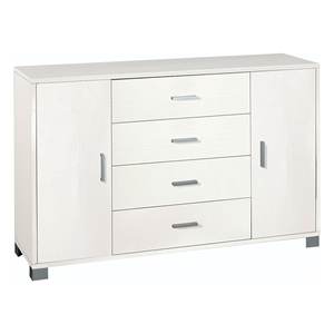 QUADRANTE 775 Buffet blanc flammé (135 cm) – Unité de rangement idéale pour la collection Sarmog QUADRANTE 775 - Product Image 1