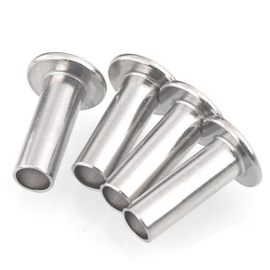 Bouton métallique personnalisé en acier inoxydable et aluminium, tête décorative, rivet à vis pour cuir, tête 3/8 - Product Image 1