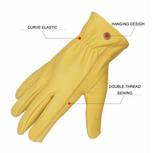 ถุงมือหนังแท้ขายส่งสำหรับผู้ชายและผู้หญิง ถุงมือทำงาน ถุงมือทำสวน ถุงมือก่อสร้าง ถุงมือหนังวัว ถุงมืออุตสาหกรรม ราคาถูก - Product Image 5