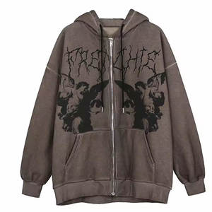 Alta calidad 100% algodón hombres sudaderas impresión bordado personalizado sudaderas con capucha para hombres - Product Image 3