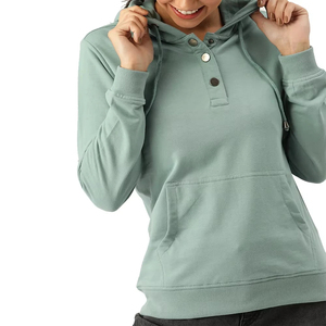 Sudadera con Capucha para Mujer de Alta Calidad con Logotipo Personalizado, Transpirable, de Secado Rápido, de Algodón/Fibra de Bambú, Todas las Tallas - Product Image 3