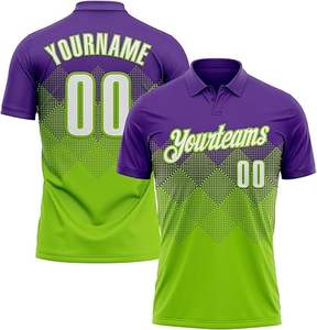 เสื้อโปโลพิมพ์ซับลิเมชันออกแบบได้ตามต้องการเสื้อผ้ากีฬาซับเหงื่อที่มีน้ำหนักเบาสำหรับทีมคลับผู้ผลิตจำนวนมาก - Product Image 3