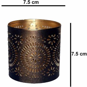 2024 Exclusive Design Metal T <b>Light</b> Votive with <b>Blue</b> Color Finished in Dark <b>Blue</b> Color <b>Tea</b> <b>Light</b> Candle <b>Holder</b> Home Decor - Product Image 2