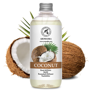 Aromatika Exotic Coconut Aroma <b>Diffuser</b> Refill Liquid 500ml Long Lasting <b>Room</b> Fragrance Reed <b>Diffuser</b> Oil - Product Image 1