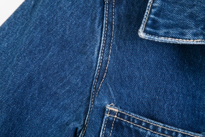 Vestes en jean pour femmes Printemps Automne Manches longues Poches Manteau mi-long en jean 2024 Mode All Matched Outerwear - Product Image 4