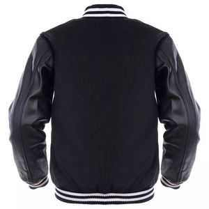 Custom Printed Winter Jacket for Men Stand Collar Design with Breathable High Street High School Varsity College Letterman Style - Product Image 4