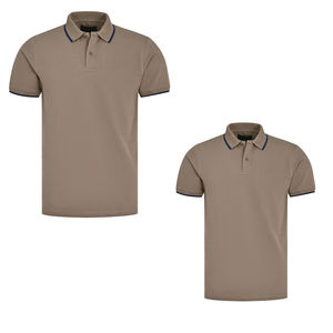 Haute Qualité Personnalisé Brodé Hommes pour Polo T-Shirts Solide Motif Imprimé Logo Toile Professionnel OEM Usine En Gros - Product Image 4