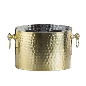 Trusted Manufacturer Aluminum <b>Ice</b> <b>Bucket</b> Double Wall Bar Wine Champagne Cooler Party <b>Table</b> Beverage Holder Cold Accessory - Product Image 4