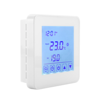 Thermostat de pompe à chaleur intelligent pour système de refroidissement thermique à plusieurs étages Thermostat de cvc programmable par pompe à chaleur, FSTN 24Vac