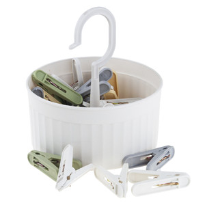 Juego de Cestas con Pinzas para Toallas de Baño, de Tela y Metal, para Secar Ropa, Edredones, Alimentos y Utensilios en la Sala de Estar - Product Image 5