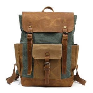 Vintage <b>Canvas</b> Backpack Travel Custom Handmade Casual <b>Back</b> <b>Pack</b> Sport Outdoor Best Quality Bag - Product Image 1